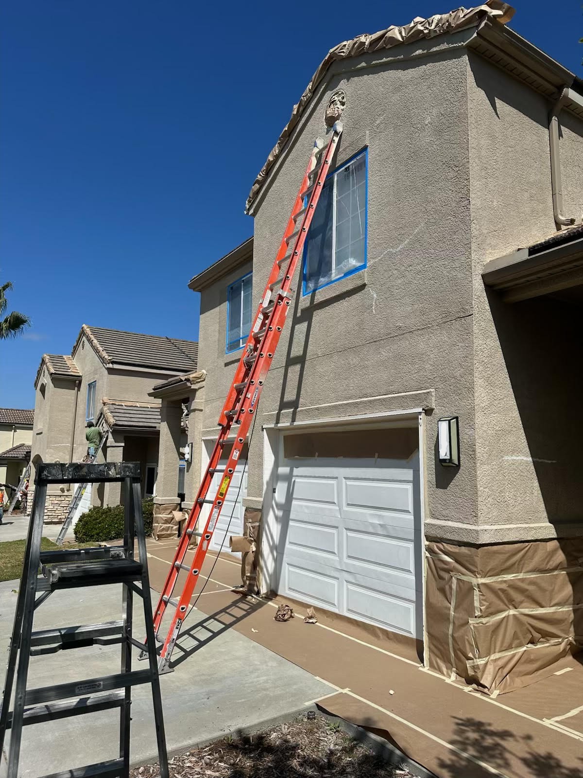Painting the exterior of a home